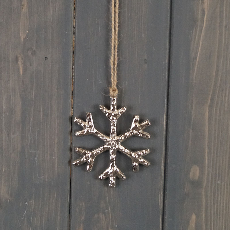 Metal Hanging Snowflake (8cm) detail page